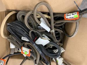 lot 51 image: LARGE BOX, ASSORTED SIZEBRANDS UTILITY BELTS
