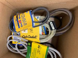 lot 60 image: CUB CADET UTILITY BELTS