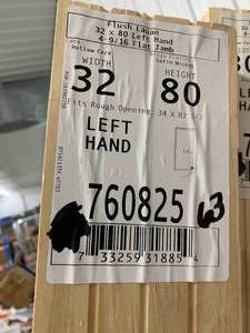 lot 63 image: JELDWEN HOLLOW CORE DOOR