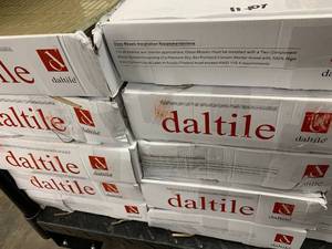 lot 11 image: DALTILE GLASS MOSAIC TILE