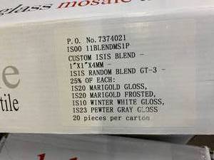 lot 12 image: DALTILE GLASS MOSAIC TILE