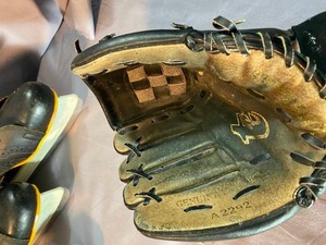 lot 203 image: Hockey Skates, T-Ball Mitts, Baseball