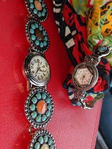 lot 133 image: 2 P Bracelet Watches wAccent Stones