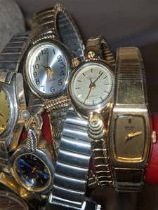 lot 121 image: Large Grouping of Womens Small Face Watches