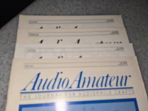 lot 160 image: Speaker Builder and Audio Amateur Journals