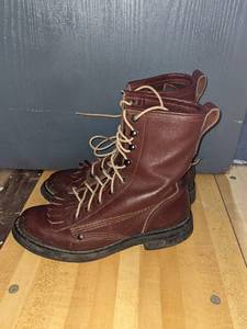 lot 51 image: Brazos  Kiltie 2.0 Lace Up Work Boots, Mens 5, Womens 7