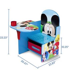 lot 4 image: Delta Children Chair Desk with Storage Bin, Disney Mickey Mouse