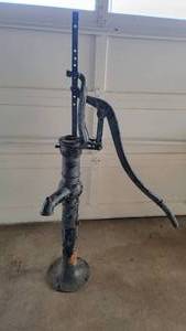 lot 711 image: Vintage steel Water Well Pump