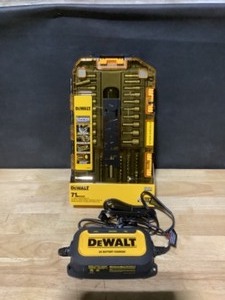 DEWALT 14 in. Multi-Bit and Nut Driver Set (70-Piece) & Professional 2 Amp Automotive Battery Charger and Maintainer. See Pictures