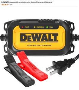 (2) DEWALT Professional 2 Amp Automotive Battery Charger and Maintainer. See Pictures