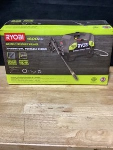 RYOBI 1,600 PSI 1.2 GPM Electric Pressure Washer. See Pictures