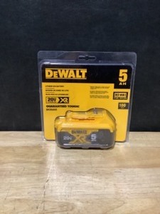 DEWALT 20-Volt MAX XR Premium Lithium-Ion 5.0Ah Battery Pack. See Pictures