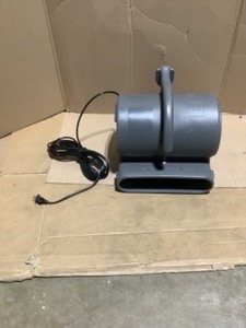 B-Air 12 HP Air Mover for Janitorial Water Damage Restoration Stackable Carpet Dryer Floor Blower Fan in Grey. See Pictures