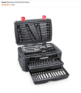 Husky Mechanics Tool Set (270-Piece). See Pictures