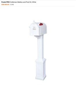Various Brands of Mailboxes, Mailbox Post & Other Mailbox Accessories. Various Conditions. See Pictures