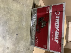 Troy-Bilt 22 in. 140 cc Gas Walk Behind String Trimmer Mower. See Pictures