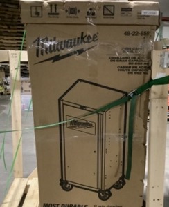 Milwaukee 27 in. 4-Shelf Tool Locker. See Pictures