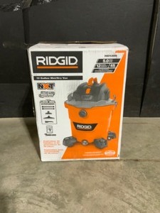 RIDGID 12 Gal. 5.0-Peak HP NXT WetDry Shop Vacuum with Filter, Hose and Accessories. See Pictures