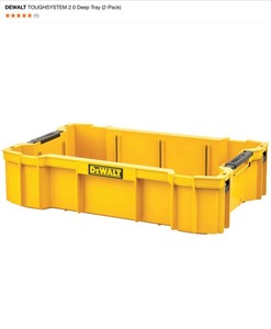 DEWALT TOUGHSYSTEM 2.0 Deep Tray (2-Pack), 12 in. Drive Metric Socket Set with Ratchet (23-Piece) & (70-Piece) 14 in. Multi-Bit and Nut Driver Set. See Pictures