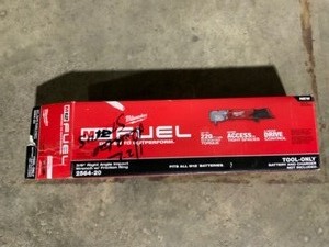 Milwaukee M12 FUEL 12-Volt Lithium-Ion Brushless Cordless 38 in. Right Angle Impact Wrench (Tool-Only). See Pictures