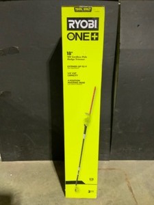 RYOBI ONE 18V 18in. Cordless Battery Pole Hedge Trimmer (Tool Only). See Pictures
