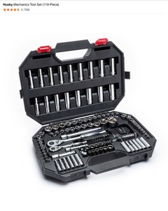 Husky Mechanics Tool Set (119-Piece). See Pictures
