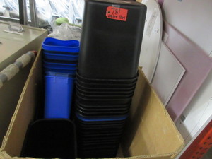 RUBBERMAID AND OTHER BRANDS OF WASTE AND RECYCLE BINS