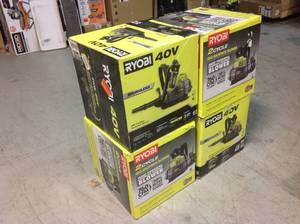 Lot of Ryobi BackPack Blowers  Customer Returns See Pictures