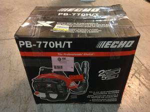 214 MPH 535 CFM 63.3 cc Gas 2-Stroke Cycle Backpack Leaf Blower with Hip Throttle by ECHO Customer Returns See Pictures
