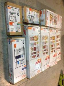 Lot of utility Shelving Customer Returns See Pictures
