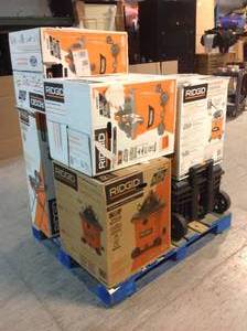 Lot of Assorted Mixed Ridgid Power Tools and Toolbox Customer Returns See Pictures