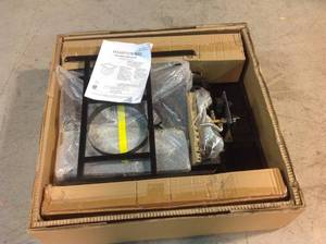 Crossridge 50,000 BTU Antique Bronze Finish Gas Fire Pit by Hampton Bay Customer Returns See Pictures