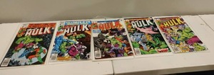 Marvel Super-Heroes Featuring the Incredible Hulk Starring- #251-255 with Proof of Single Owner