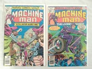 Machine Man #2 & #7 with Jack Kirby Art