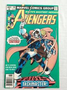 The Avengers with Task Master #196 with Proof of Single Owner