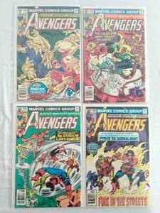 The Avengers #203, 205-207 with Proof of Single Owner