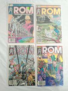 Four ROM Spaceknight Comics