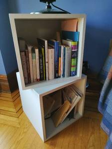 Two Storage Cubes
