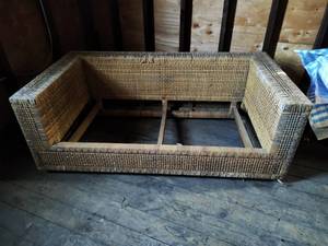 Vintage Wicker Sofa