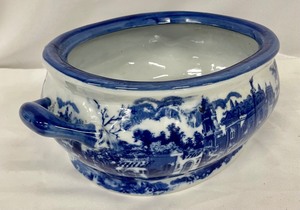 Victoria Ware Ironstone Double Handled Container