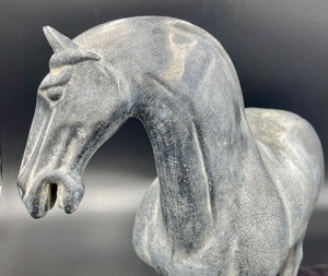 Terra Cotta Horse Figurine