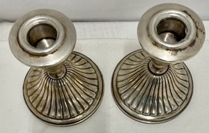 Sterling Silver Candle Holders