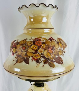 Vintage Gone with the Wind Parlor Style Hurricane Lamp