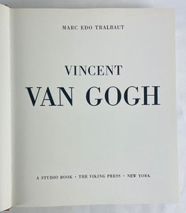 Vincent Van Gogh Book by Marc Edo Tralbaut