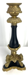 Pair of Vintage Solid Brass Candle Holders