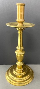 Pair of Brilliant Brass Candle Holders