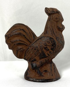 Vintage Petite Cast Iron Rooster