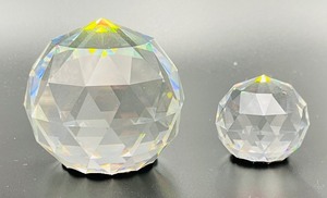Two Prism Decorative Pieces