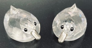 Crystal Duck Figurines