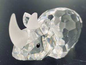 Swarovski Crystal Rhinoceros Figurine